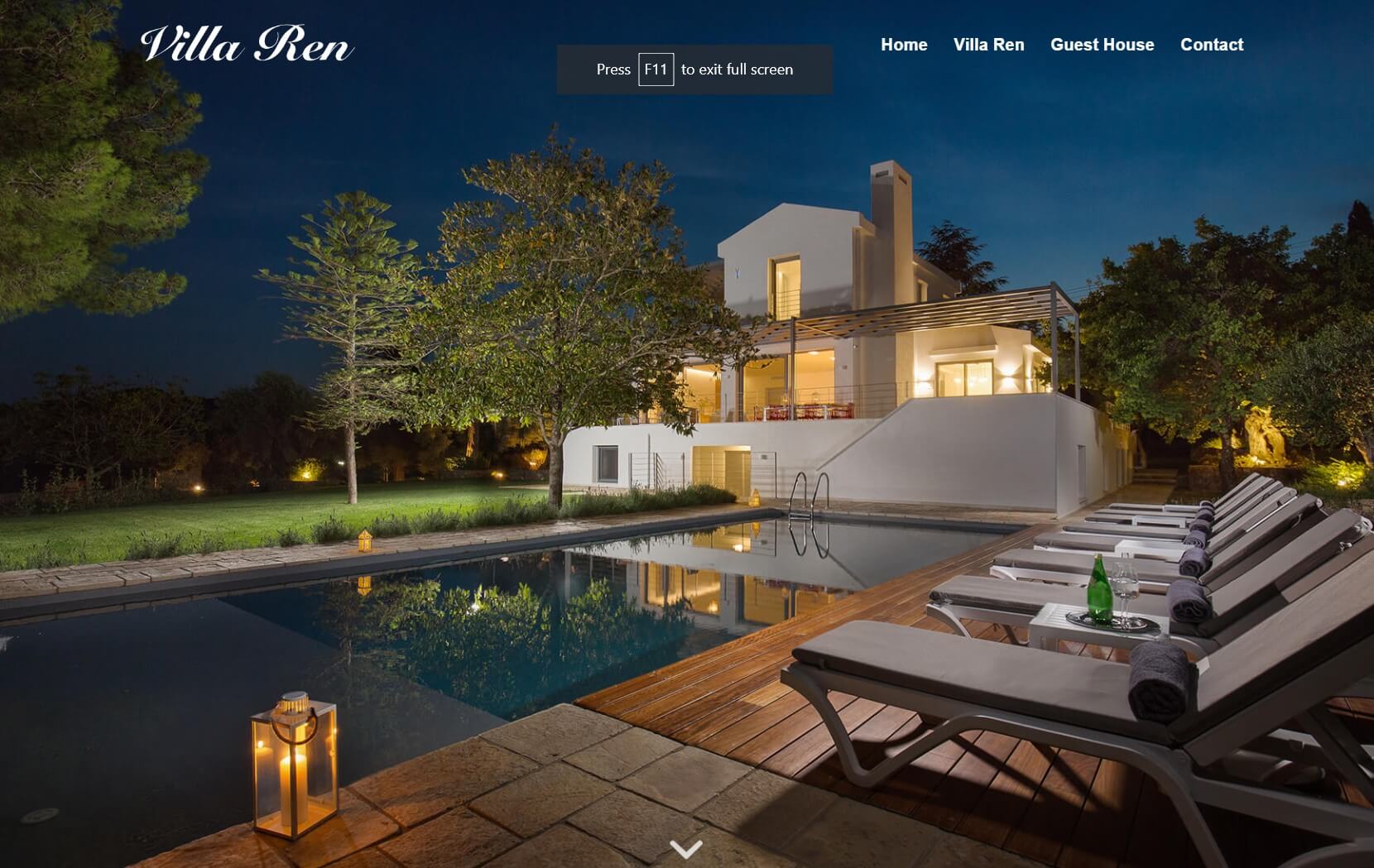 Κατασκευή Ιστοσελίδων Κέρκυρα - Villa Ren Dassia cover image ιστοσελίδα Κέρκυρα